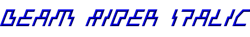 Beam Rider Italic 