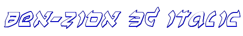 Ben-Zion 3D Italic 