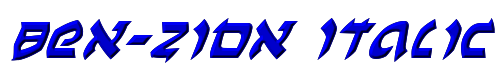 Ben-Zion Italic 