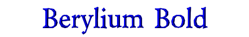 Click to use Berylium Bold Berylium Bold