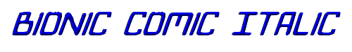 Bionic Comic Italic 