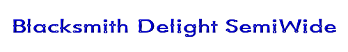 Blacksmith Delight SemiWide 