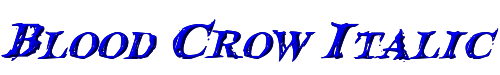 Blood Crow Italic 