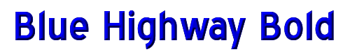 Blue Highway Bold 