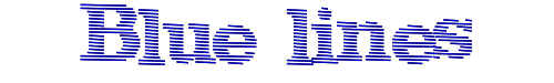 Blue lines 