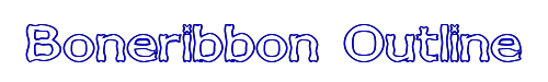 Boneribbon Outline 
