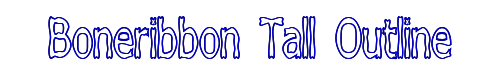 Boneribbon Tall Outline 