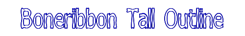 Boneribbon Tall Outline 
