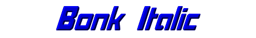 Bonk Italic 