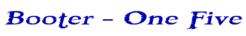 Booter - One Five 