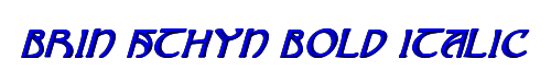 Brin Athyn Bold Italic 