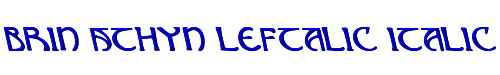 Brin Athyn Leftalic Italic 
