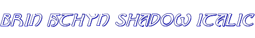 Brin Athyn Shadow Italic 