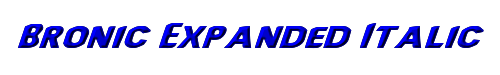 Bronic Expanded Italic 