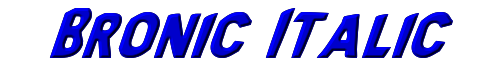 Bronic Italic 