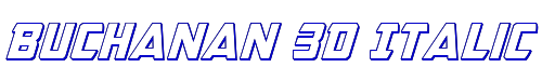 Buchanan 3D Italic 