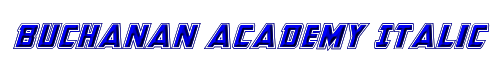 Buchanan Academy Italic 