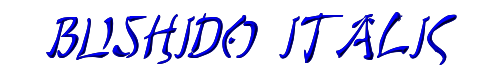 Bushido Italic 