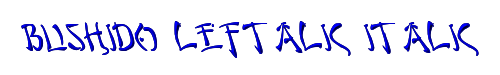 Bushido Leftalic Italic 