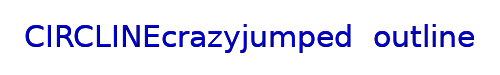 CIRCLINEcrazyjumped  outline 