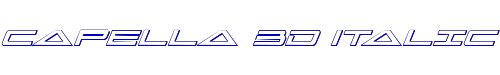 Capella 3D Italic 