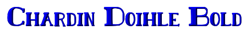 Chardin Doihle Bold 