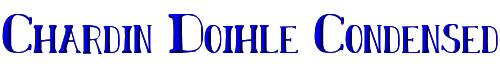 Chardin Doihle Condensed 