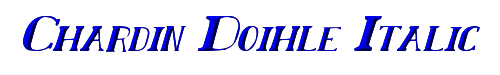Chardin Doihle Italic 