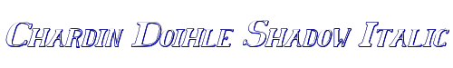 Chardin Doihle Shadow Italic 