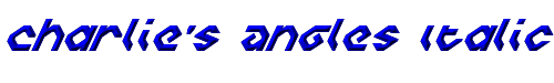 Charlie's Angles Italic 