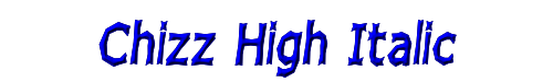 Chizz High Italic 