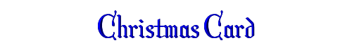 Christmas Card 
