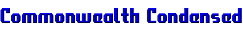 Commonwealth Condensed 