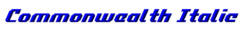 Commonwealth Italic 