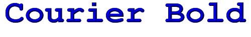 Courier Bold 
