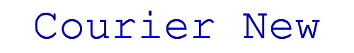 Courier New 