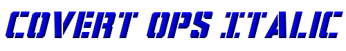 Covert Ops Italic 