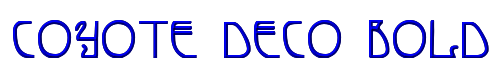 Coyote Deco Bold 