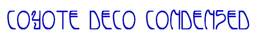 Coyote Deco Condensed 