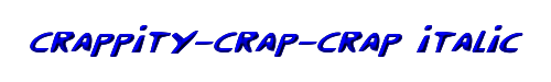 Crappity-Crap-Crap Italic 