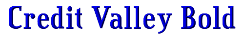Click to use Credit Valley Bold Credit Valley Bold