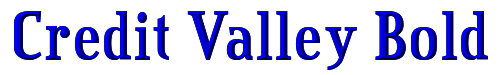 Credit Valley Bold 