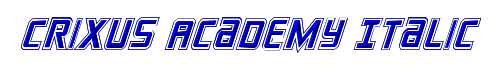 Crixus Academy Italic 
