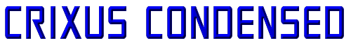 Crixus Condensed 