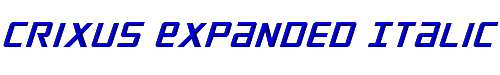Crixus Expanded Italic 