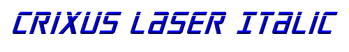 Crixus Laser Italic 