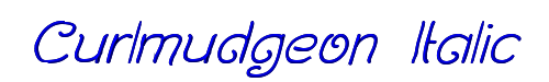 Curlmudgeon Italic 