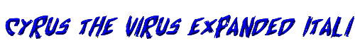 Cyrus the Virus Expanded Italic 