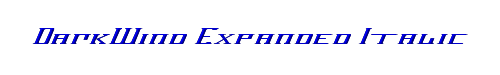 DarkWind Expanded Italic 