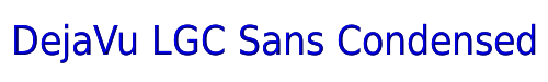 DejaVu LGC Sans Condensed 